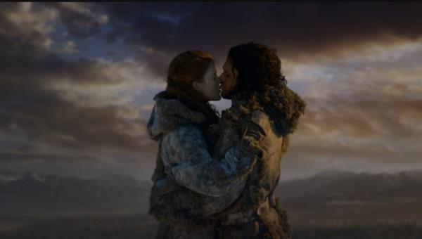 Rose Leslie, Kit Harington in 