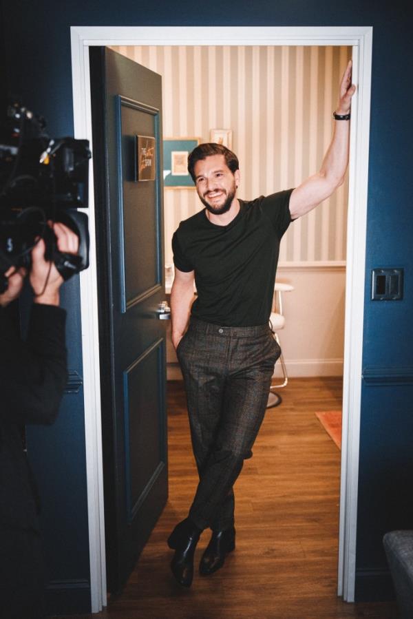 Kit Harington at The Late Late Show with James Corden
