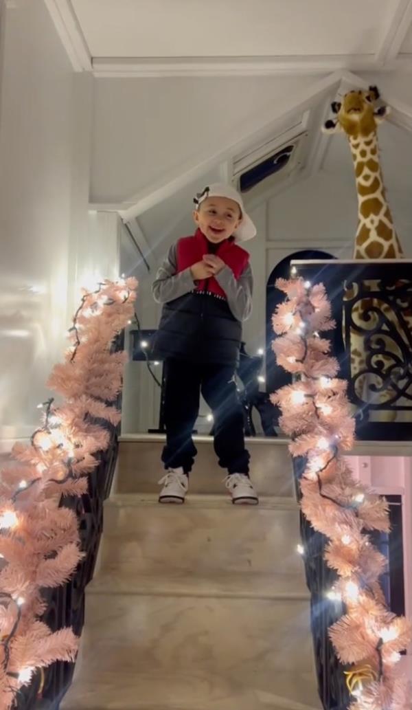 Anthony shows off the second story.