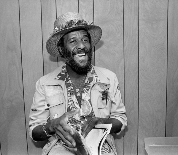 Wally Amos in a black-and-white photo from 1979.