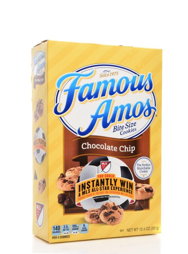 Famous Amos box of chocolate chip coo<em></em>kies