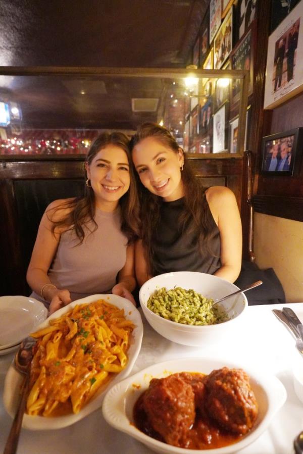 Madison and Carly Shapiro at Rao's