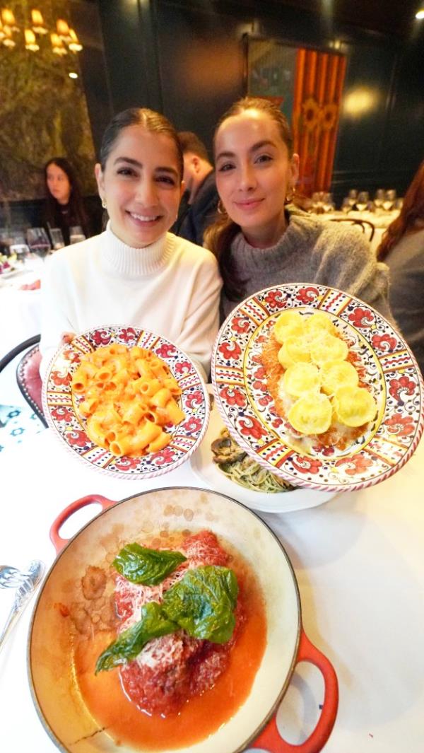 Madison and Carly Shapiro at Carbone