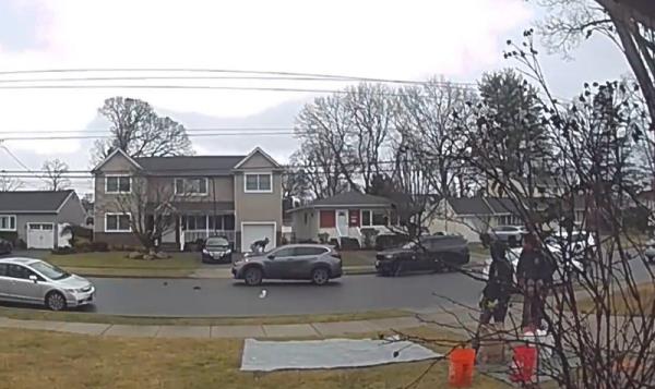 The victim even hopped on top of the suspect's car in an attempt to stop him from fleeing with the Rolex, cops said. 