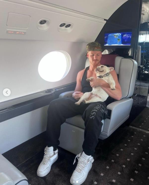 The reality star has flaunted his wealth to his followers across his social media account.