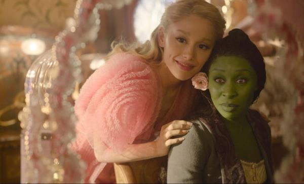 Ariana Grande and Cynthia Erivo in Wicked