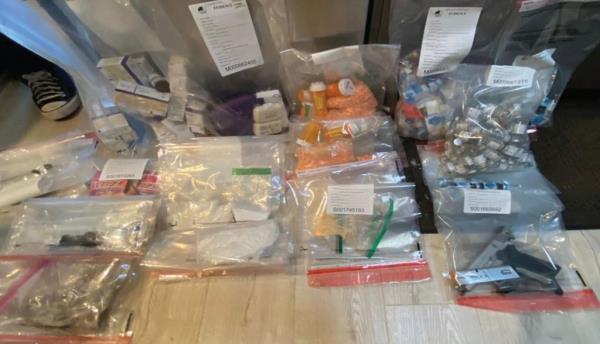 Drugs seized from Jasveen Sangha's home.
