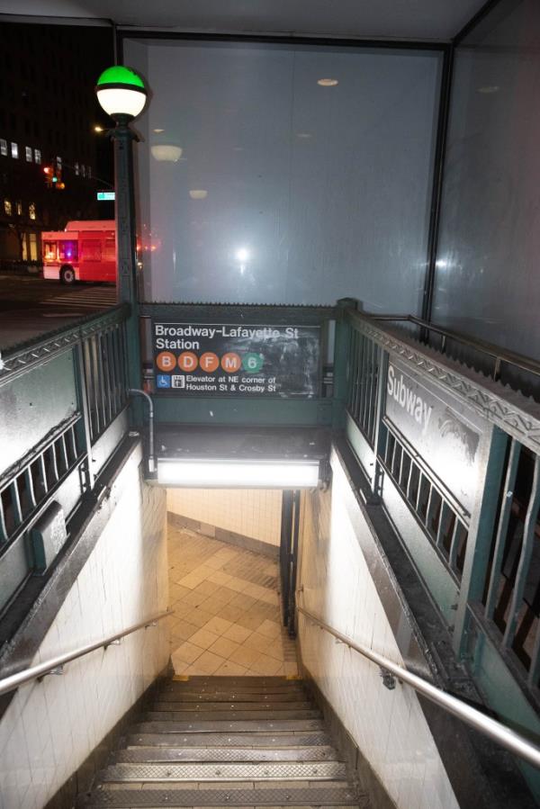 The 71-year-old victim was trying to take the elevator from the southbound B, D, F and M platform at the Broadway-Lafayette subway station around 7:45 p.m. Aug. 10 when the brute stopped him from stepping inside, cops and sources said.