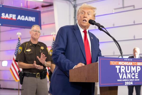 Trump has criticized Harris' past political stances and her lack of media interview.