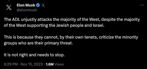 Musk seemingly attempted to backpedal on his initial tweet with another post that said 