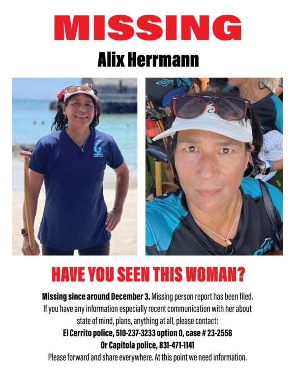 Missing person notice