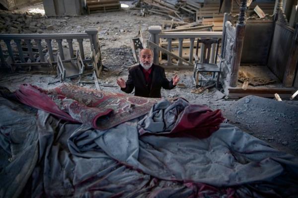 A scene from the carnage in the co<em></em>ntested region of Nagorno-Karabakh, which Azerbaijan has retaken by force, killing hundreds of Armenians and spurring a regio<em></em>nal refugee crisis.