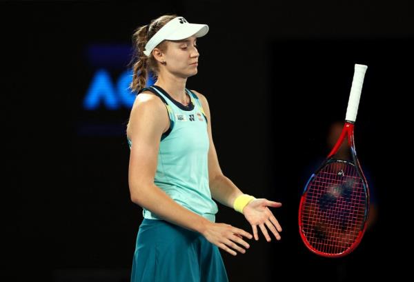 Elena Rybakina was among the favorites in Melbourne.