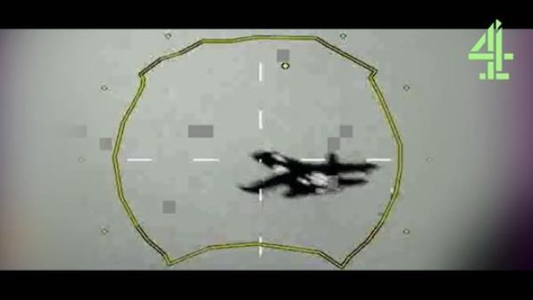 Jake said he spotted ‘straight lines of cloud’ before he saw the fighter jets (Picture: True North TV)