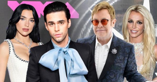 stephen sanchez, elton john, britney spears, dua lipa