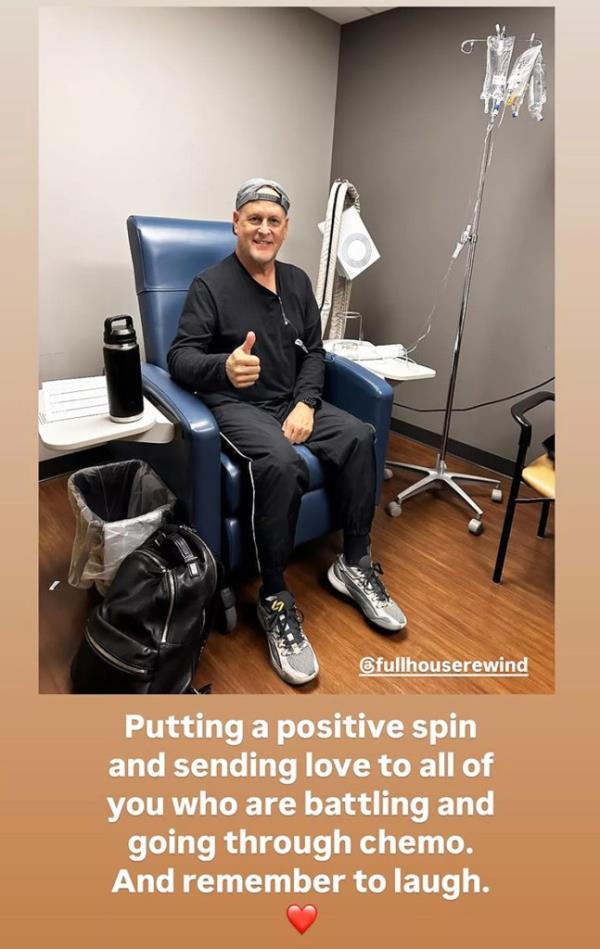 Dave Coulier receiving chemo