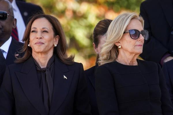 Kamala Harris and Jill Biden