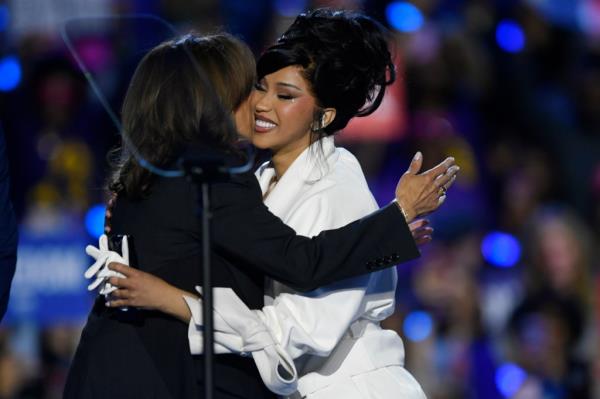 Kamala Harris and Cardi B