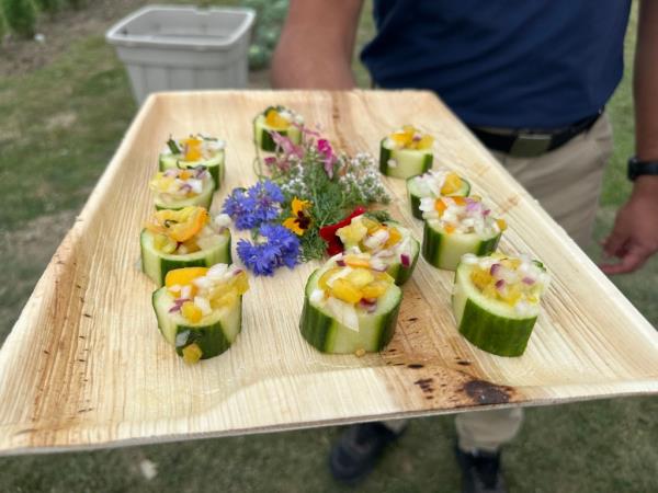 This was the first ever five-course meal open to the public that was held on facility grounds.