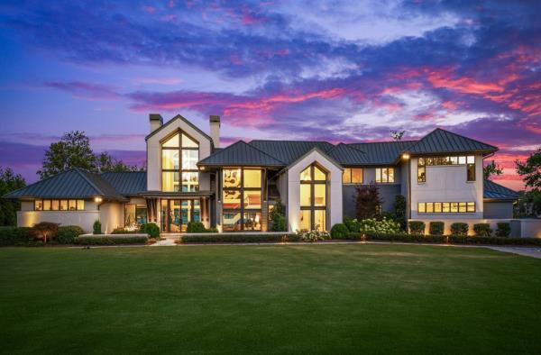 This handsome residence on Lo<em></em>ngfellow Lane sold over the summer for $10.7 million -- furnishings included.