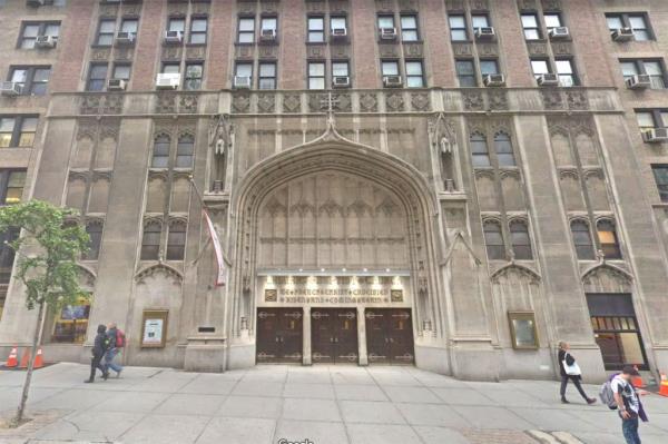 The Calvary Baptist Church at 125 W. 57th St. 