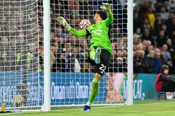 David Raya was at fault for Mykhailo Mudryk's goal for Chelsea against Arsenal