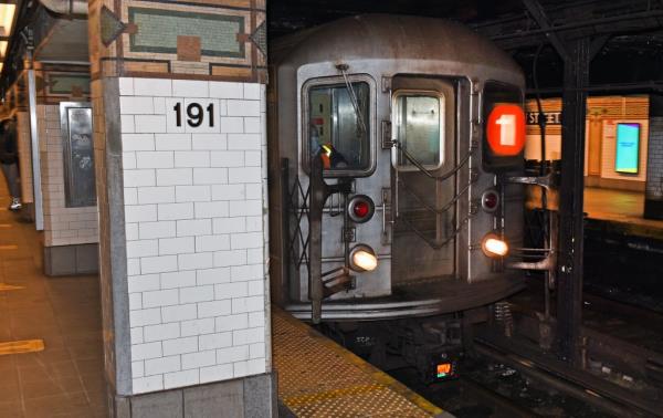 A subway rider was stabbed by a man while on a 1 train approaching 191st Street station in Washington Heights.