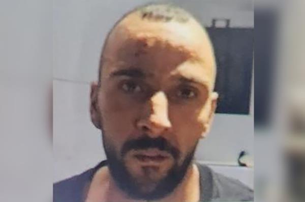 A mugshot of a Palestinian man whose name appears on the terror watchlist 