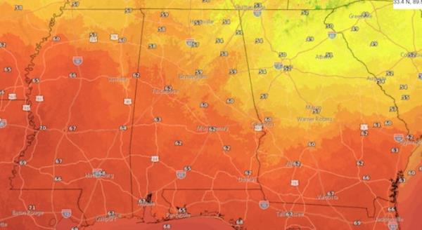 Christmas Eve forecast