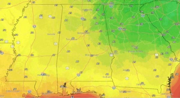 Christmas Eve lows