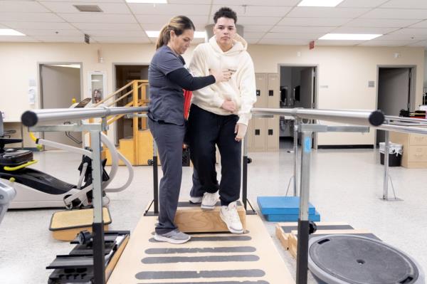 Mercado's family helped motivate his recovery.