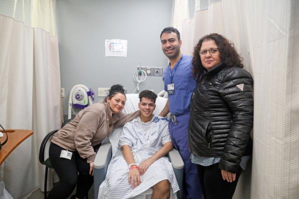 Mercado's family played a huge emotio<em></em>nal role in his recovery.