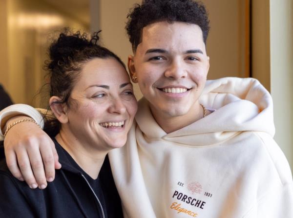 Now Mercado celebrates his well being with his family.