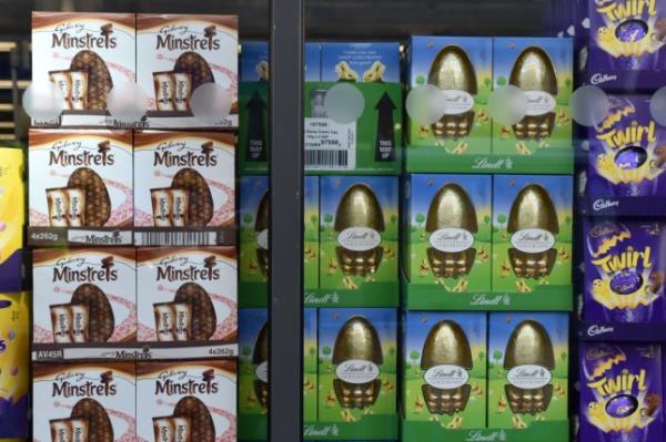 Easter Eggs On Sale At Sainsbury's Store In London